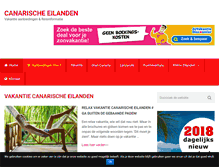 Tablet Screenshot of canarische-eilandeninfo.nl